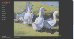 Desktop Screenshot of amyadamsfineart.com